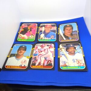 1987 Donruss Phillies, Boston Red, Padres, Oakland A's, Twins, Yankees, Phillies